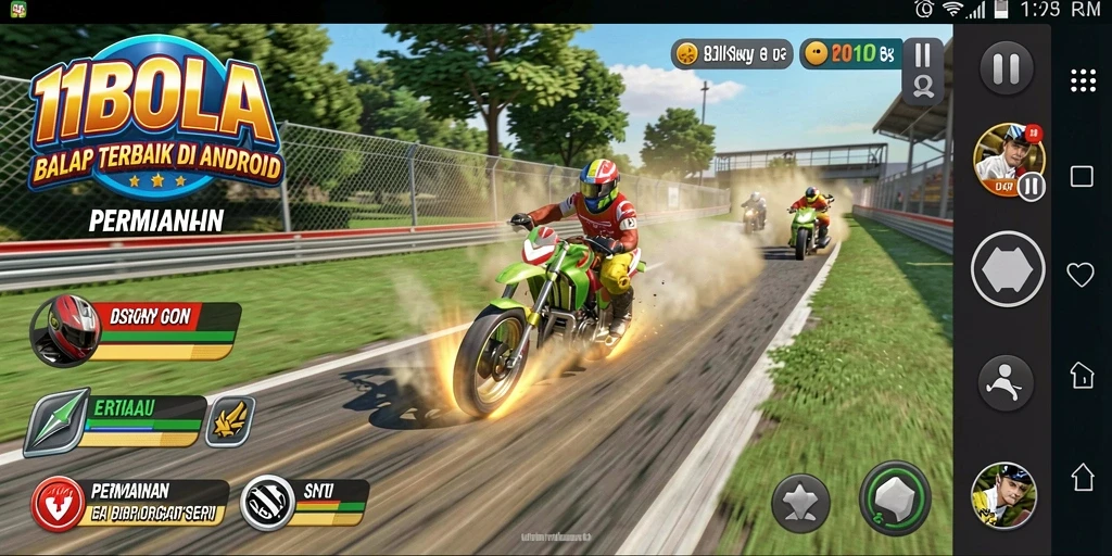 Gameplay Racing seru dan penuh aksi di 11BOLA dengan grafis menawan.