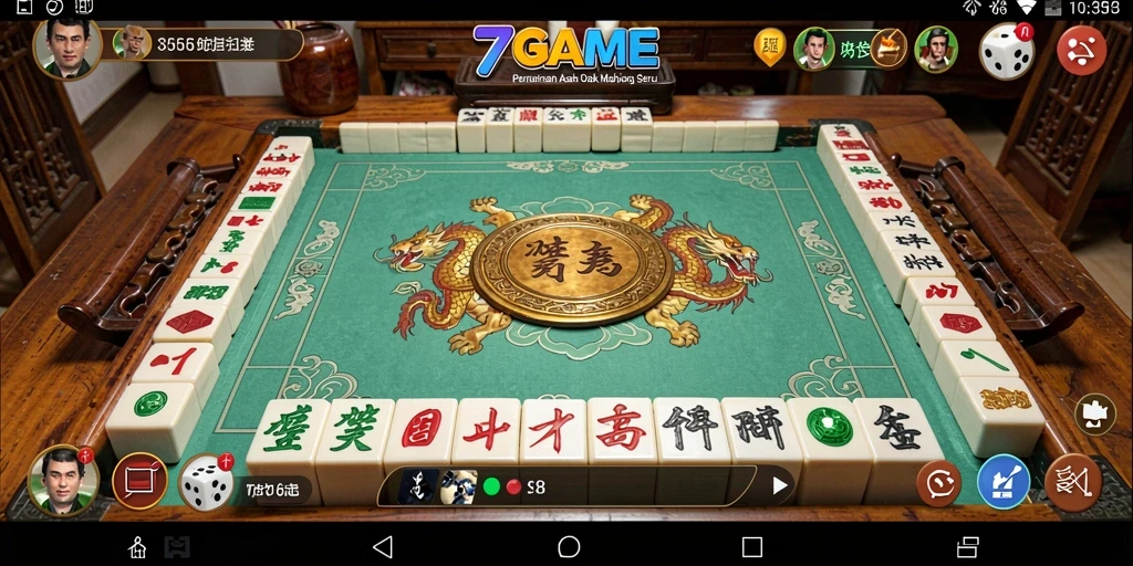 Tampilan utama 7GAME dengan gameplay Mahjong yang mengasyikkan.