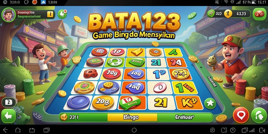 Tampilan gameplay seru dari BATA123 saat bermain Bingo.