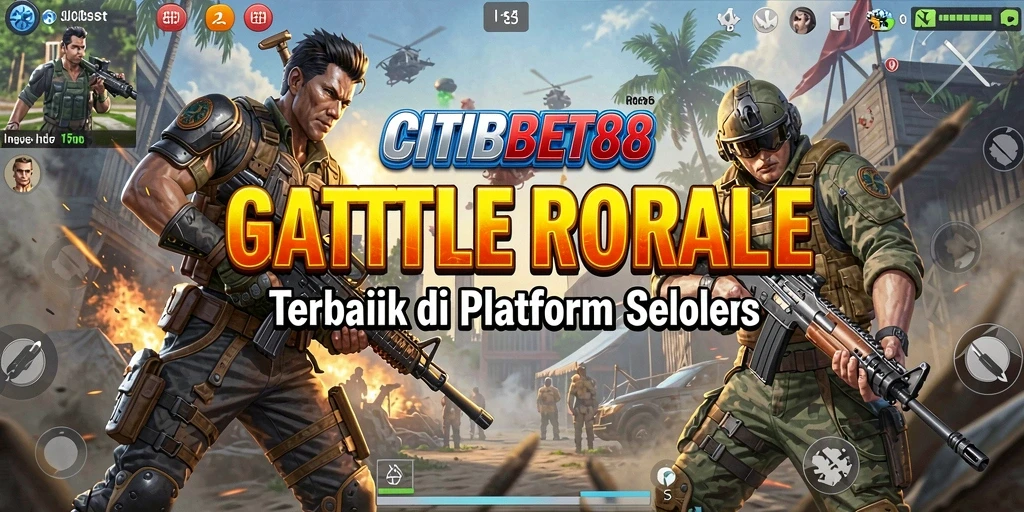 Gameplay seru CITIBET88 dalam pertempuran Battle Royale.