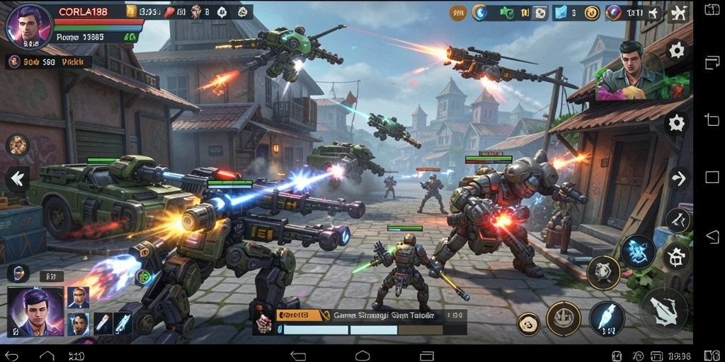 Tampilan gameplay CORLA188 yang menawan dan strategis.