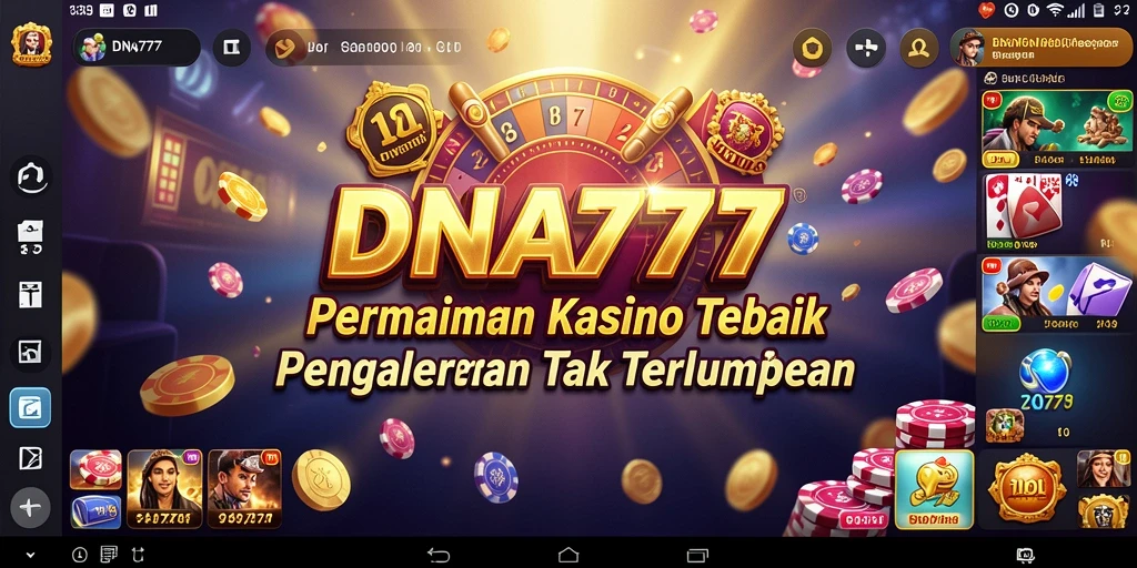 Screenshot gameplay DNA777 menunjukkan pengalaman kasino yang seru dan interaktif.