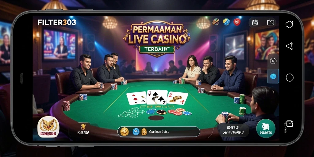 Gameplay menarik dengan dealer langsung di FILTER303.