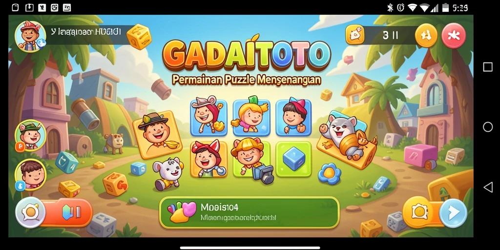 Tampilan menarik dari gameplay GADAITOTO yang seru dan menantang.