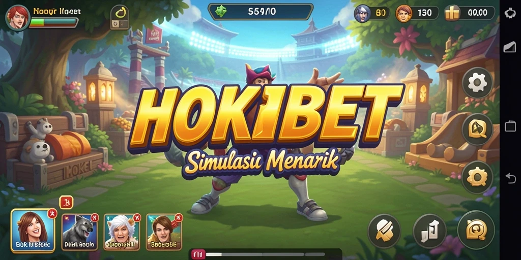 Tangkapan layar gameplay HOKIBET dengan aksi simulasi yang mendalam.