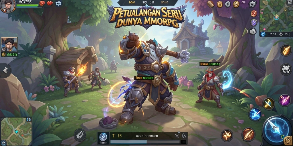 Gameplay HOYE55 yang menampilkan pertarungan epik dan grafis menawan.
