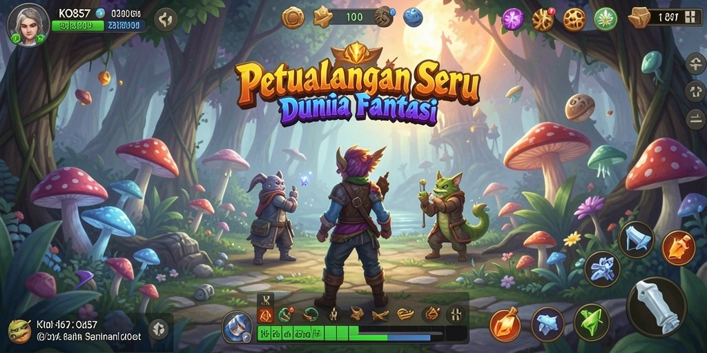 Gameplay mengasyikkan KO857 dalam dunia petualangan yang menantang.