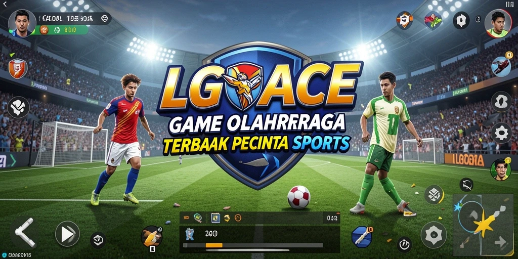 Screenshot LGOACE menampilkan aksi menarik dalam pertandingan olahraga.