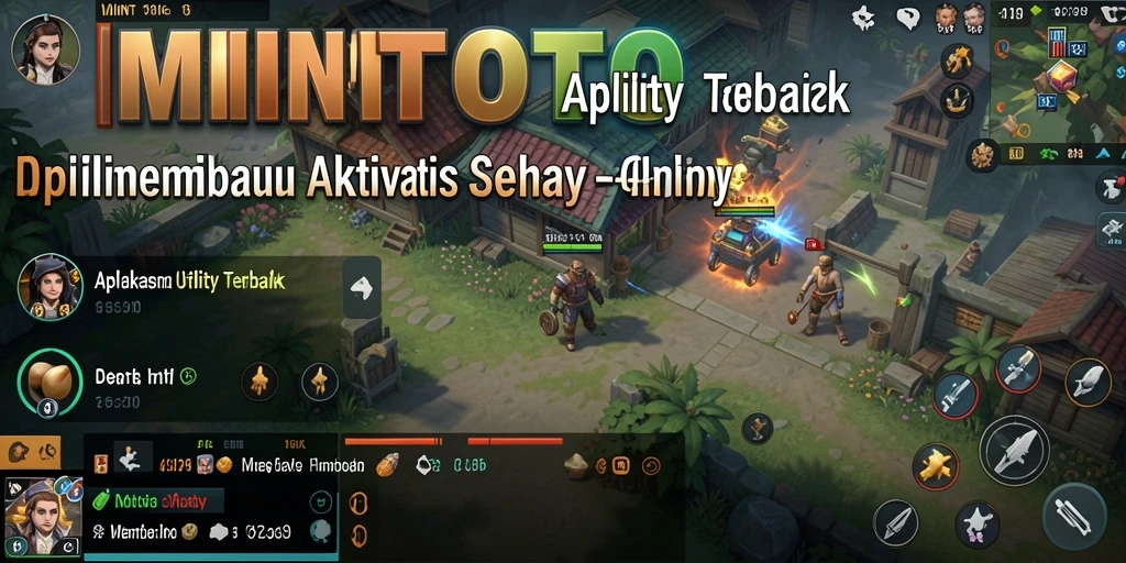 Tampilan utama aplikasi MINTOTO yang user-friendly untuk pengelolaan Utility.