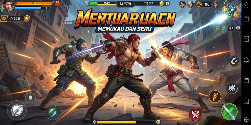 Tampilan gameplay action mendebarkan di MVP789 dengan grafis yang tajam.