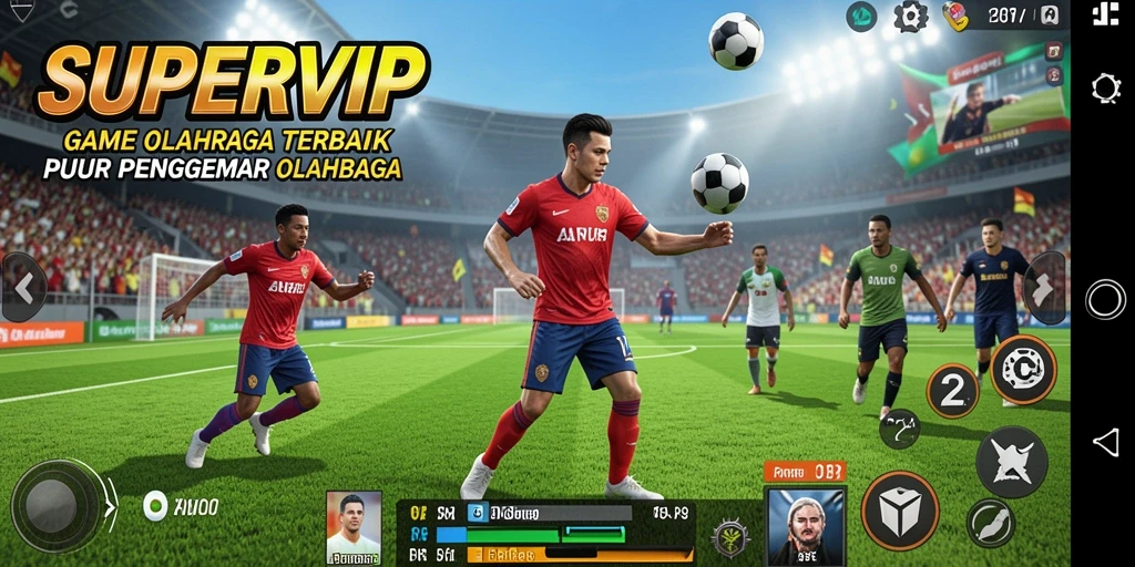 Gameplay seru dengan grafis menarik di SUPERVIP.