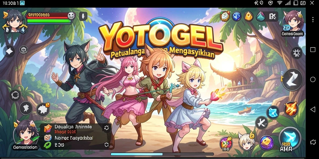 Gameplay seru YOTOGEL dengan karakter anime yang menawan.